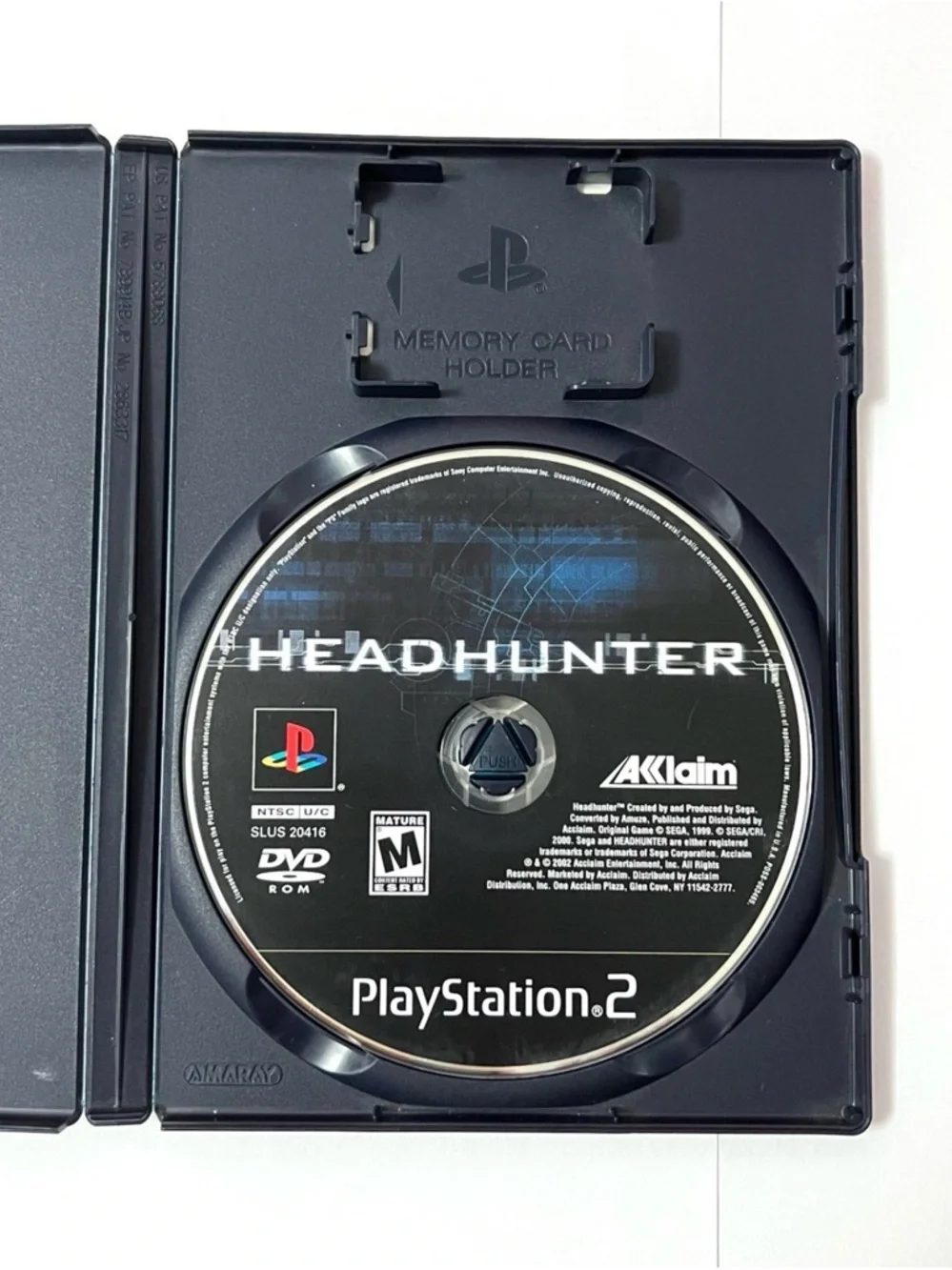 Headhunter (Sony PlayStation 2, 2002) Black Label No Manual Tested